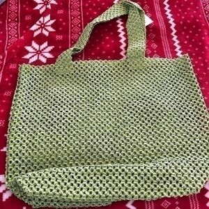 Styline Green Tote Bag NWT
